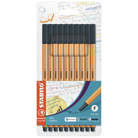 Stabilo® Point 88 Fineliner Pens Black