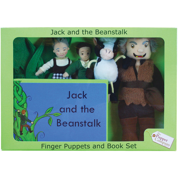 Jack and the Beanstalk Finger Puppets & Book Set