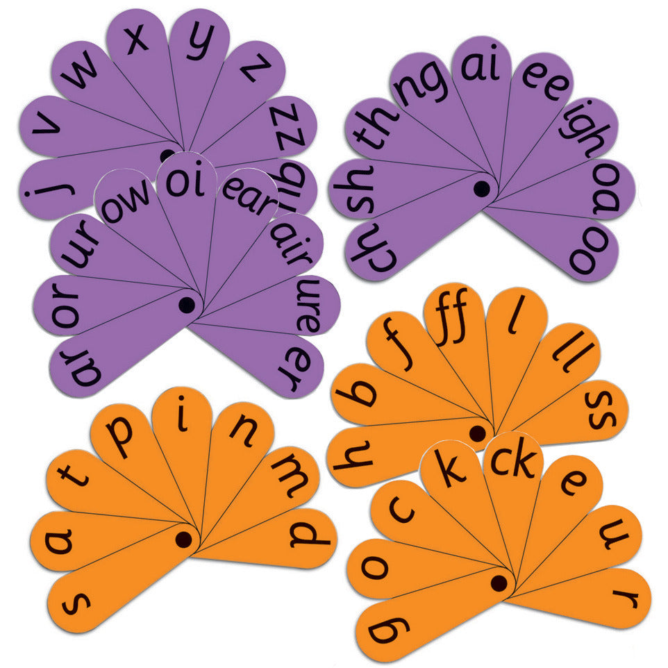 Phase 2 & 3 Letters and Sounds Phonic Fans
