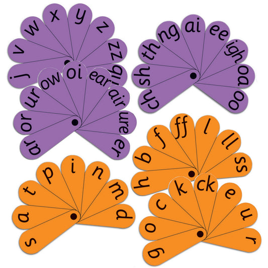 Phase 2 & 3 Letters and Sounds Phonic Fans