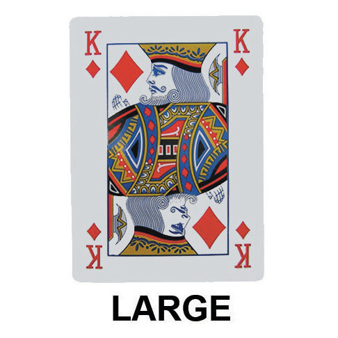 Large Plastic Coated Playing Cards