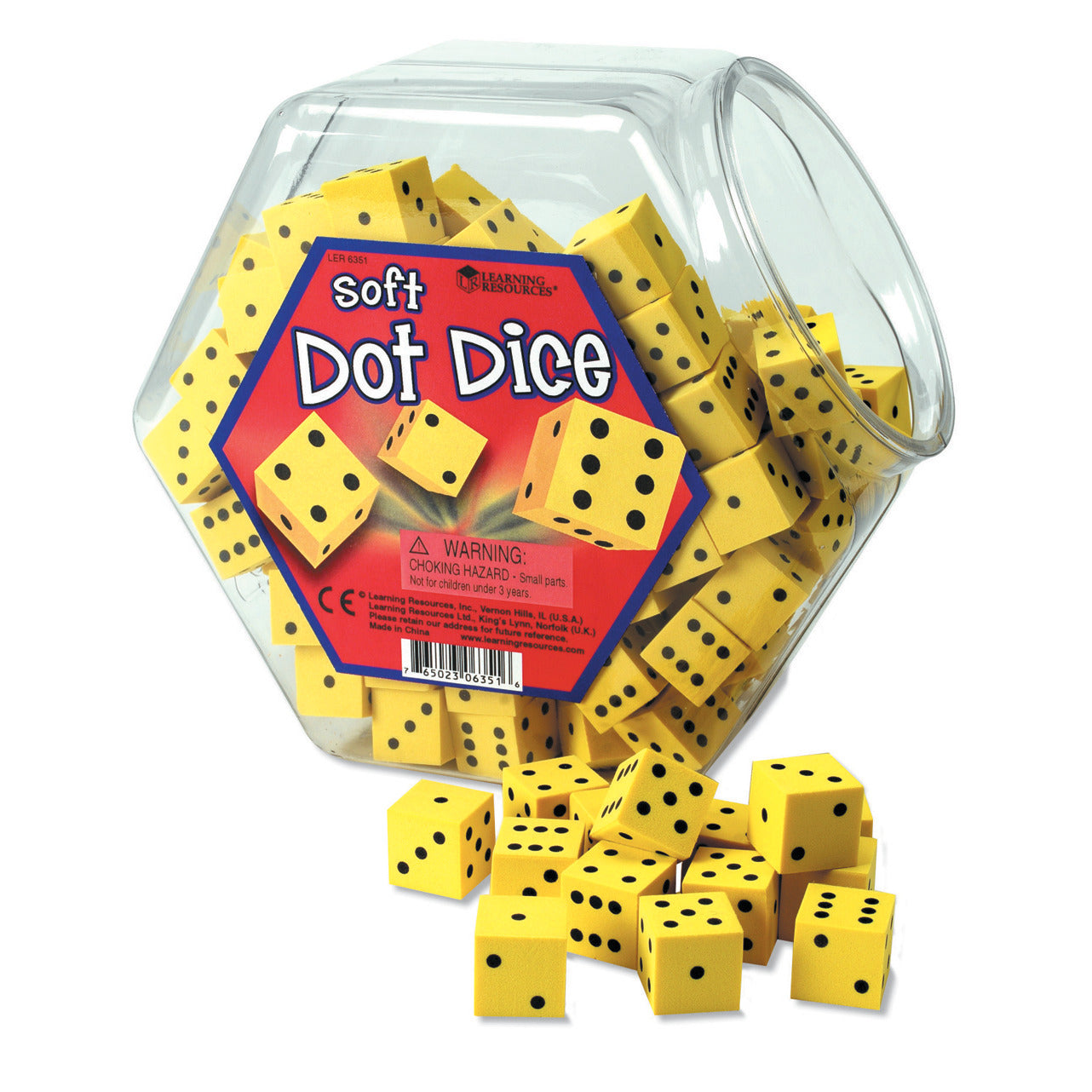 Learning Resources Soft Foam Dice Class Pack