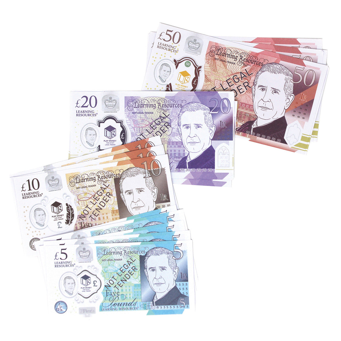 Learning Resources Teaching Money Skills Sterling Notes