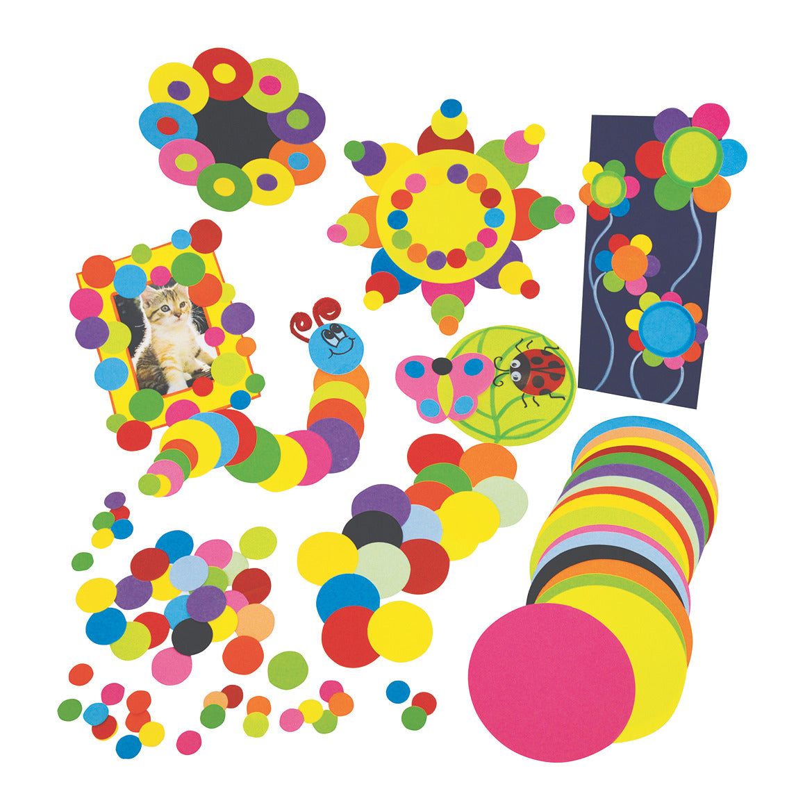 Glitter Paper Circles