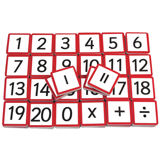Number Chunkies Magnetic Tiles