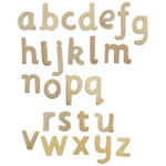 Lower Case Wooden Letters