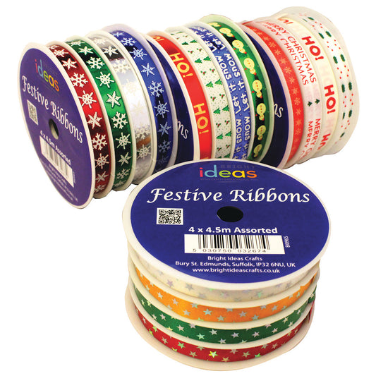 Festive Ribbon Spools