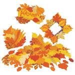 Mixed Size Autumn Leaves Shaped Paper