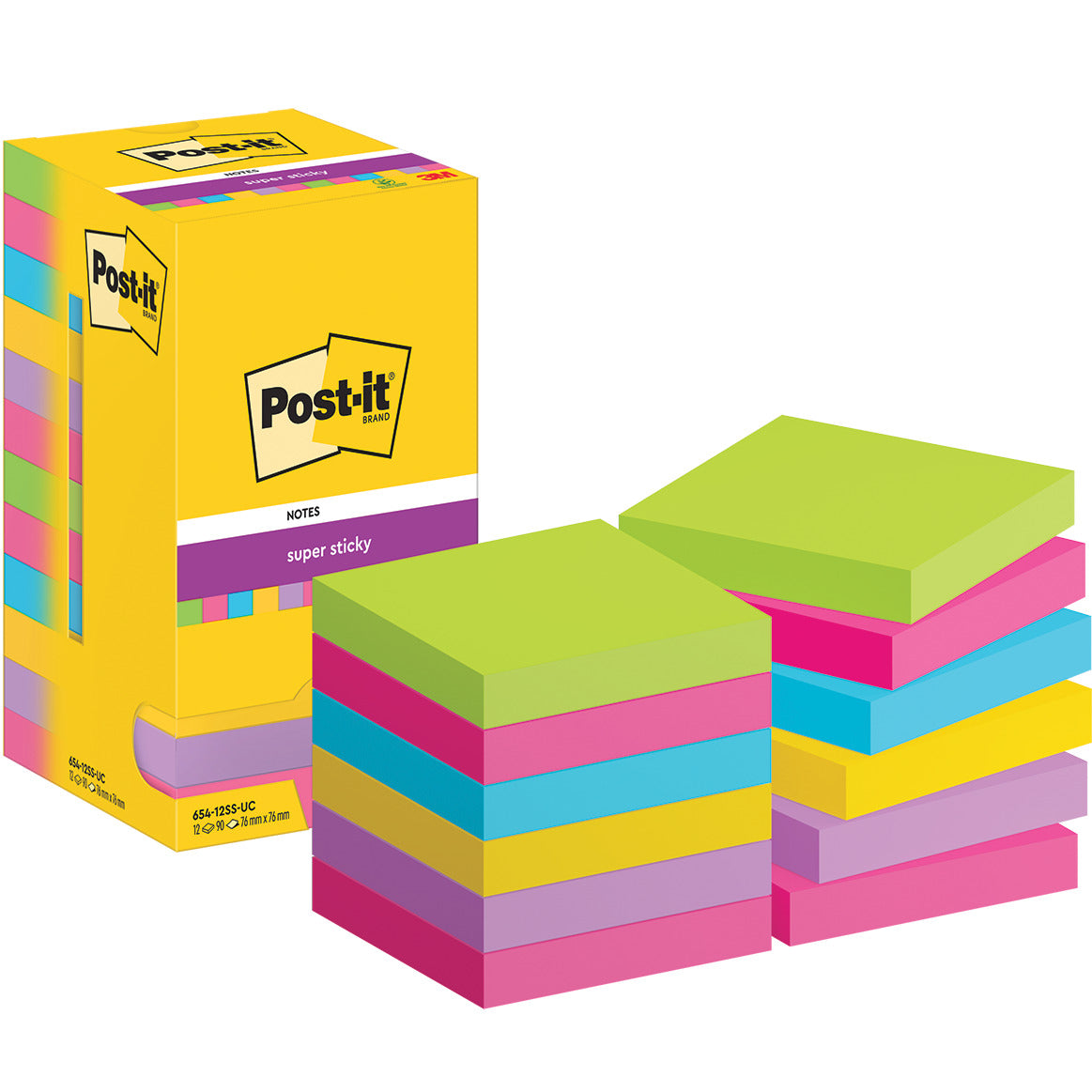 Post-it® Super Sticky Ultra Colour Notes