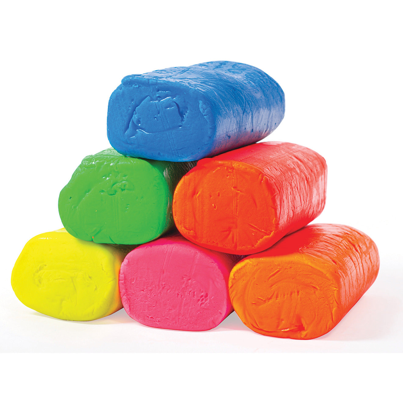 Soft Modelling Dough Fluorescent Colours