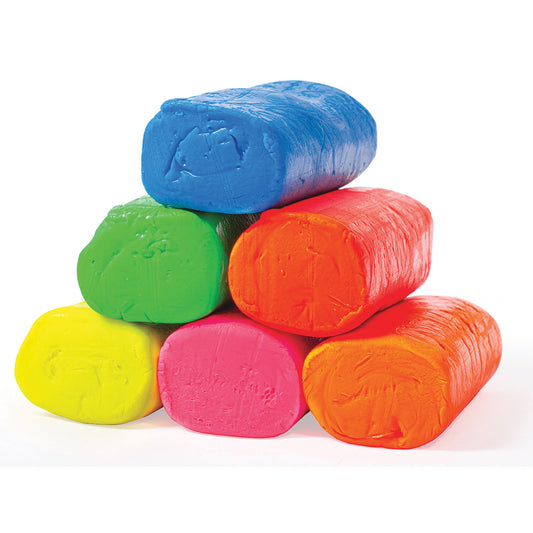 Soft Modelling Dough Fluorescent Colours
