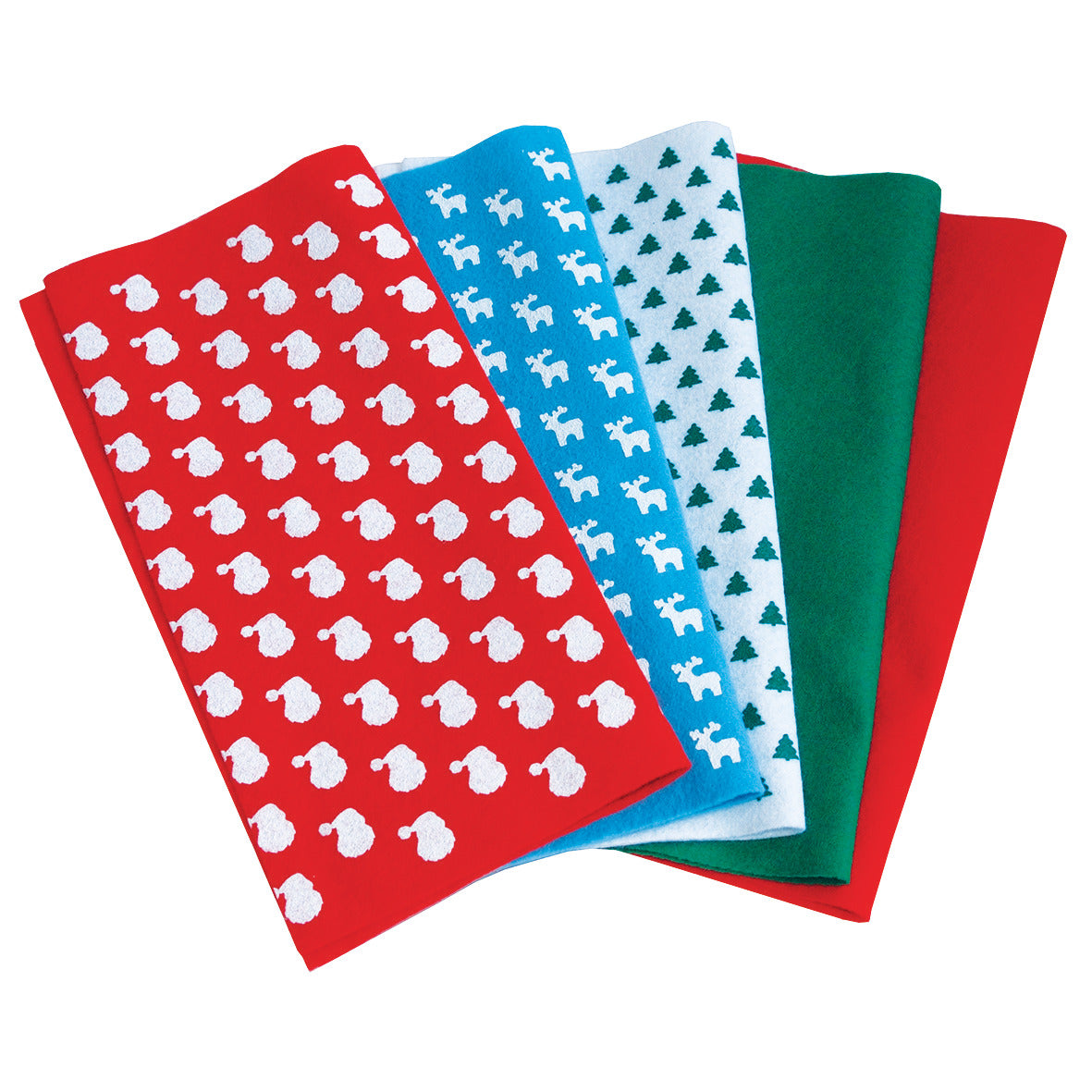 Festive Felt Fabric Squares