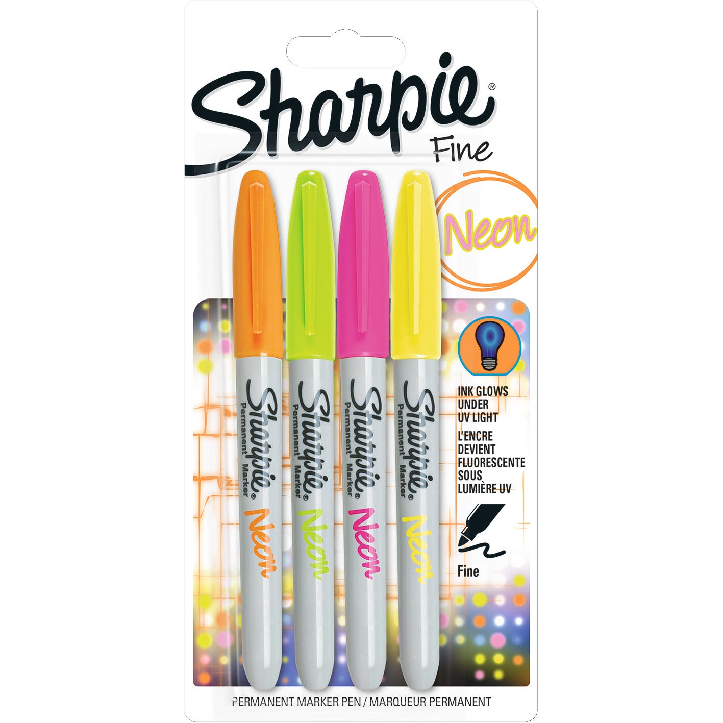 Sharpie® Fine Neon Permanent Markers