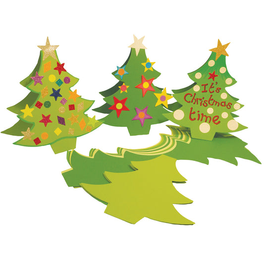 Jumbo Tree Shaped Novelty Cards