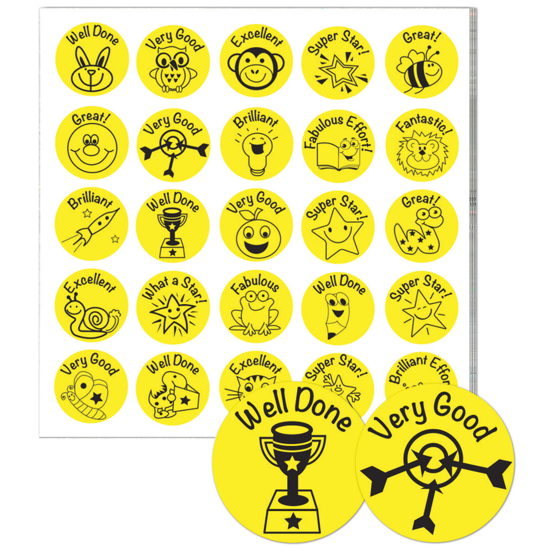 12mm Sparkly Mini Star Sticker Packs