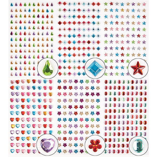 Small Self-Adhesive Gemstones