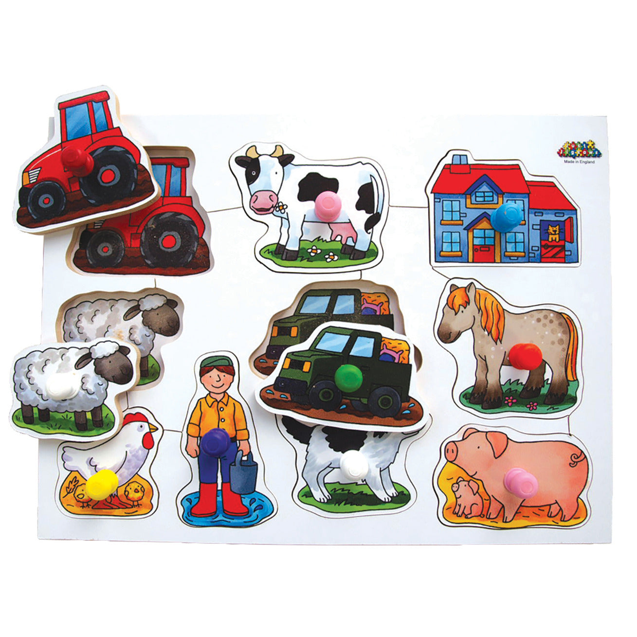 Farm Pegboard Puzzle