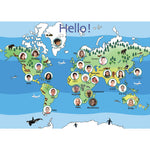 Hello From Around The World Poster