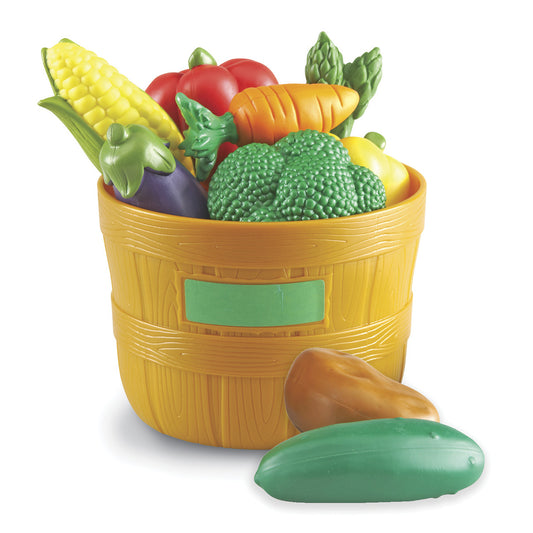 Learning Resources Plastic Tub Of Play Vegetables