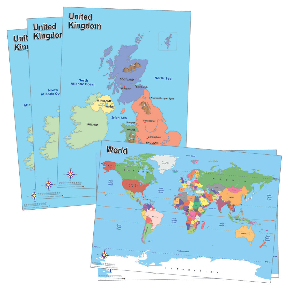 UK & The World Desk Mats