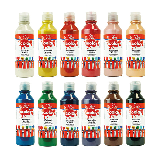 Ready Mixed Washable Poster Paint Starter Pack