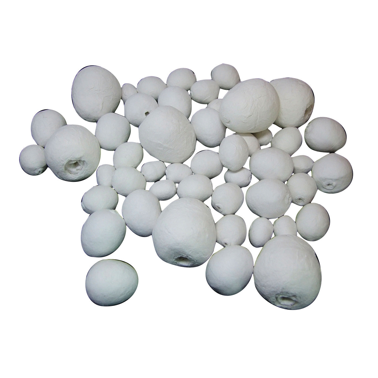 Spun Paper Egg Shapes