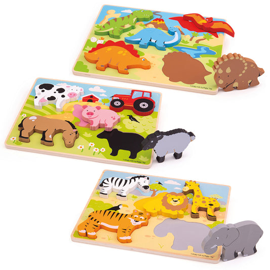 Chunky Lift Out Puzzle Set