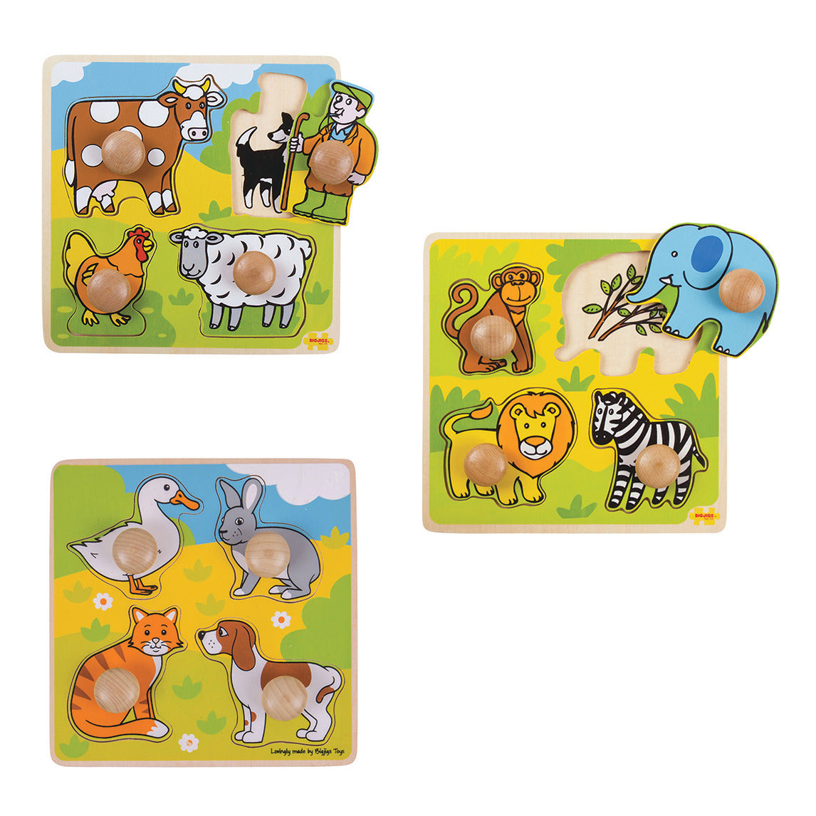 My First Animals Pegboard Puzzles