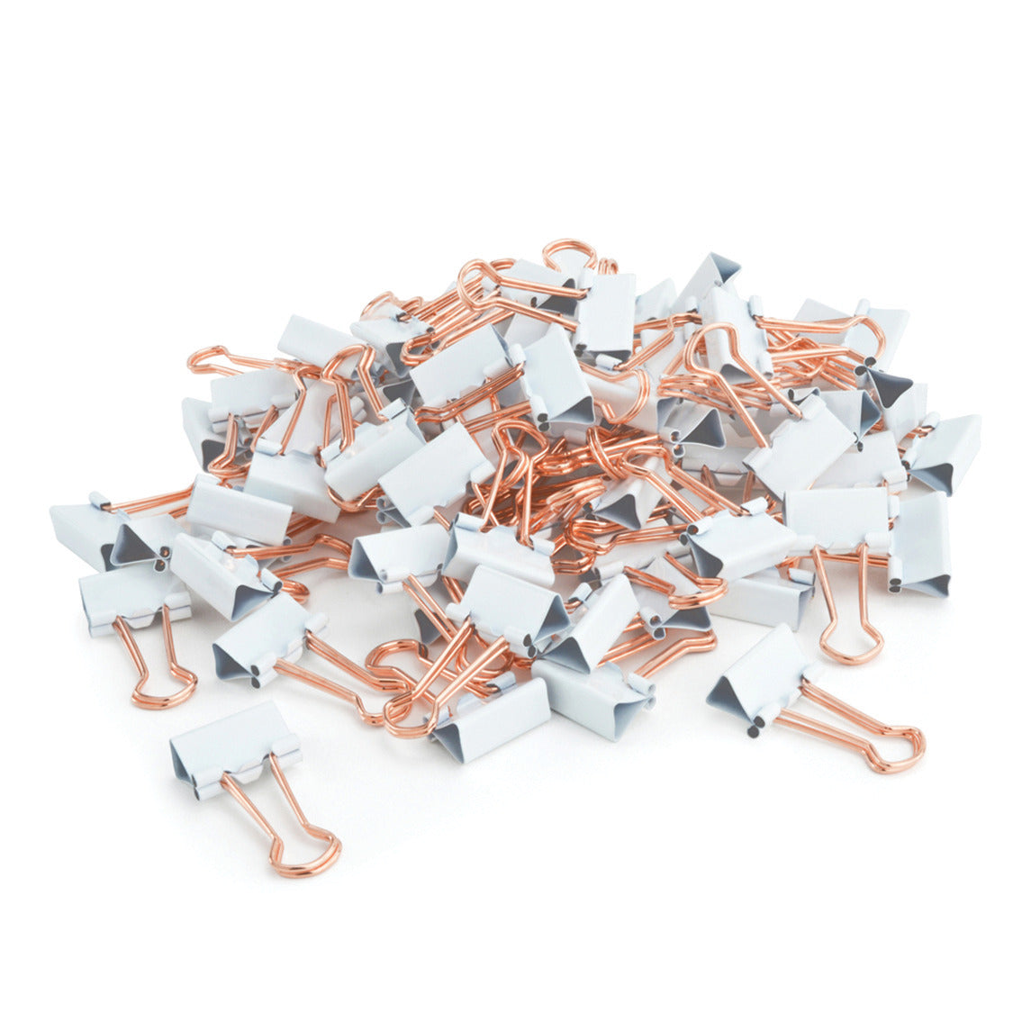 Rose Gold Foldback Clamp Clips