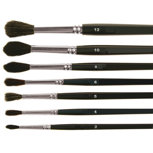 Natural Black Hair Watercolour Paint Brush Class Pack