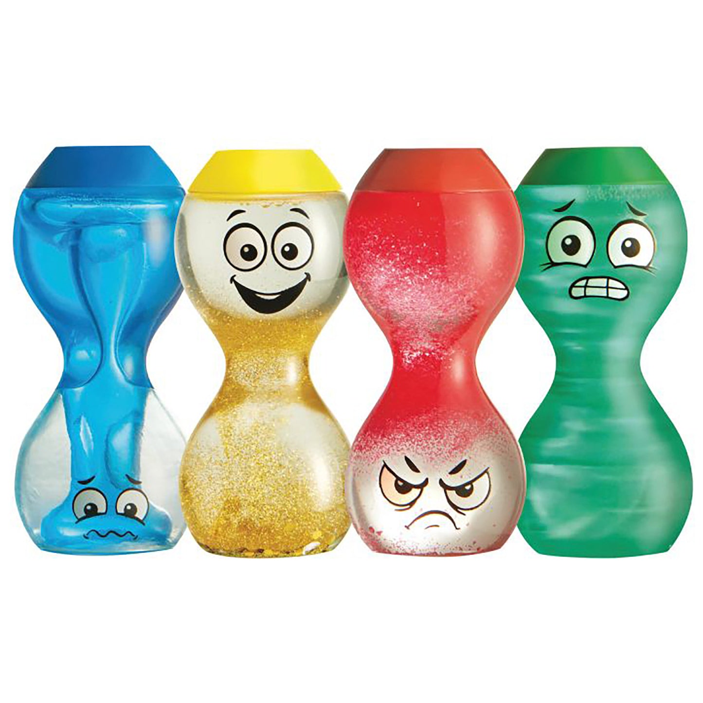 Learning Resources Express Your Feelings Sensory Bottle Set: Happy, Sad, Scared & Angry