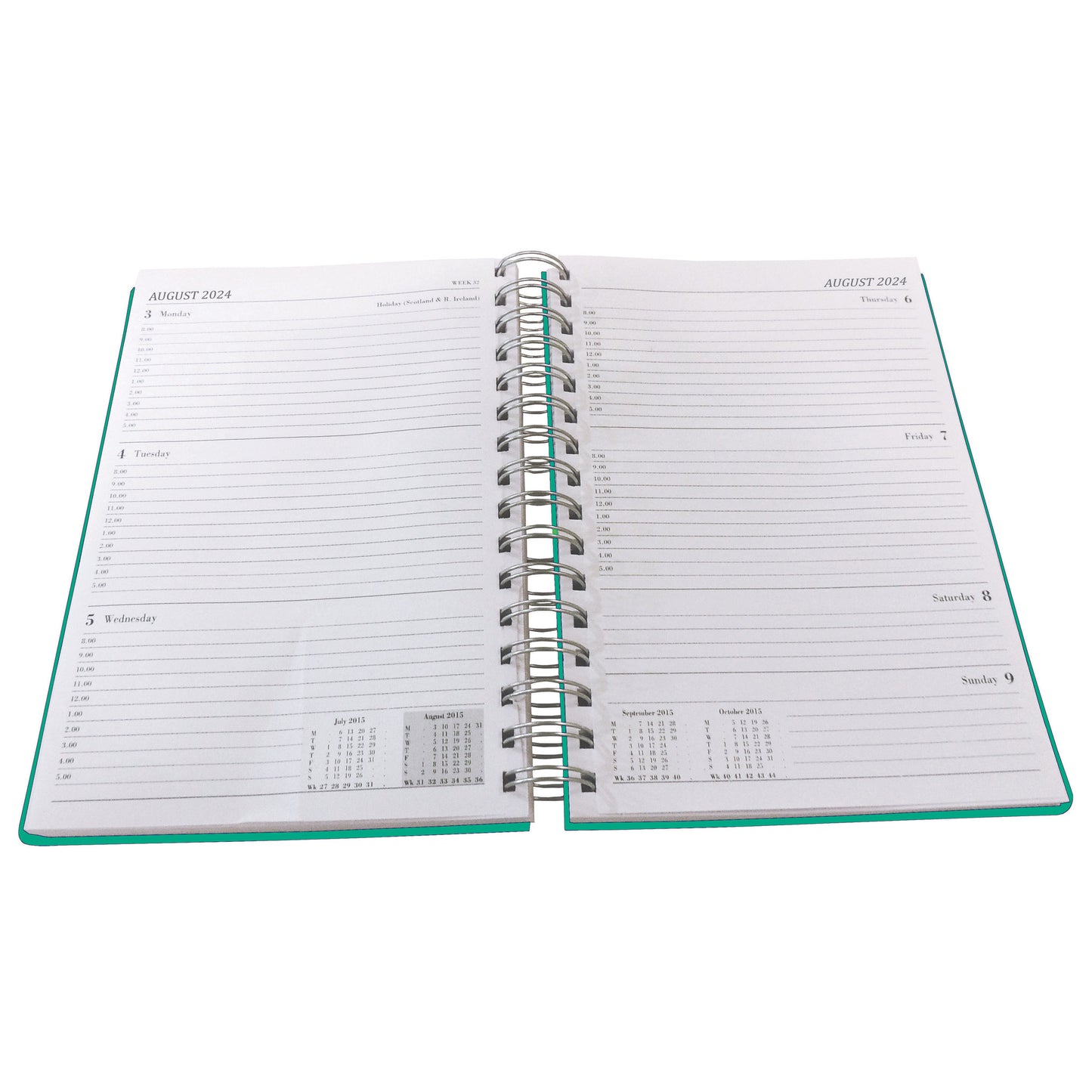 ESPO A5 18 Month Desk Diary 2023/24 One Week To View