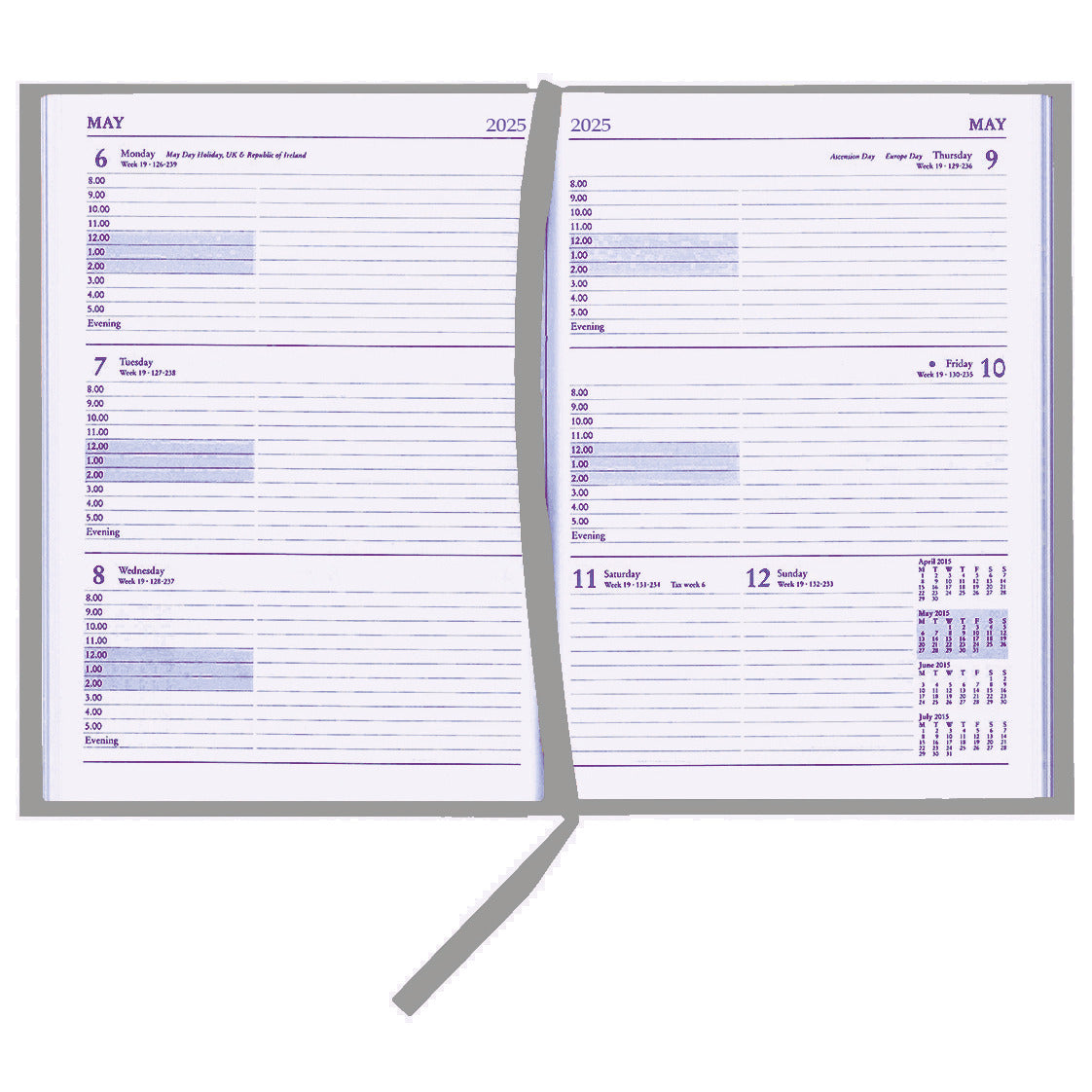 A4 Academic Diary 2024/25 Week To View