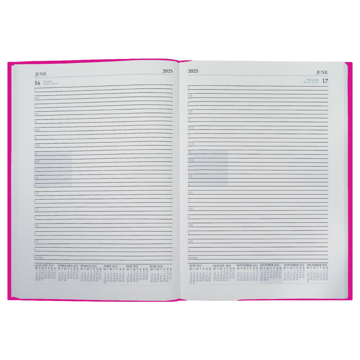 A5 Academic Diary 2024/25 Day Per Page