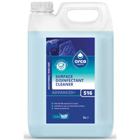 Orca S16 Advanced+ Surface Disinfectant - Case of 2 x 5 Litres