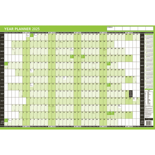 2025 Calendar Year Planner Unmounted