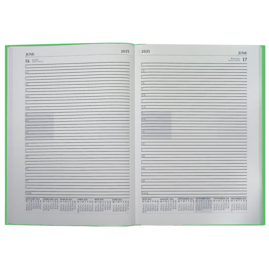 A4 Calendar Desk Diary 2025 One Day To A Page