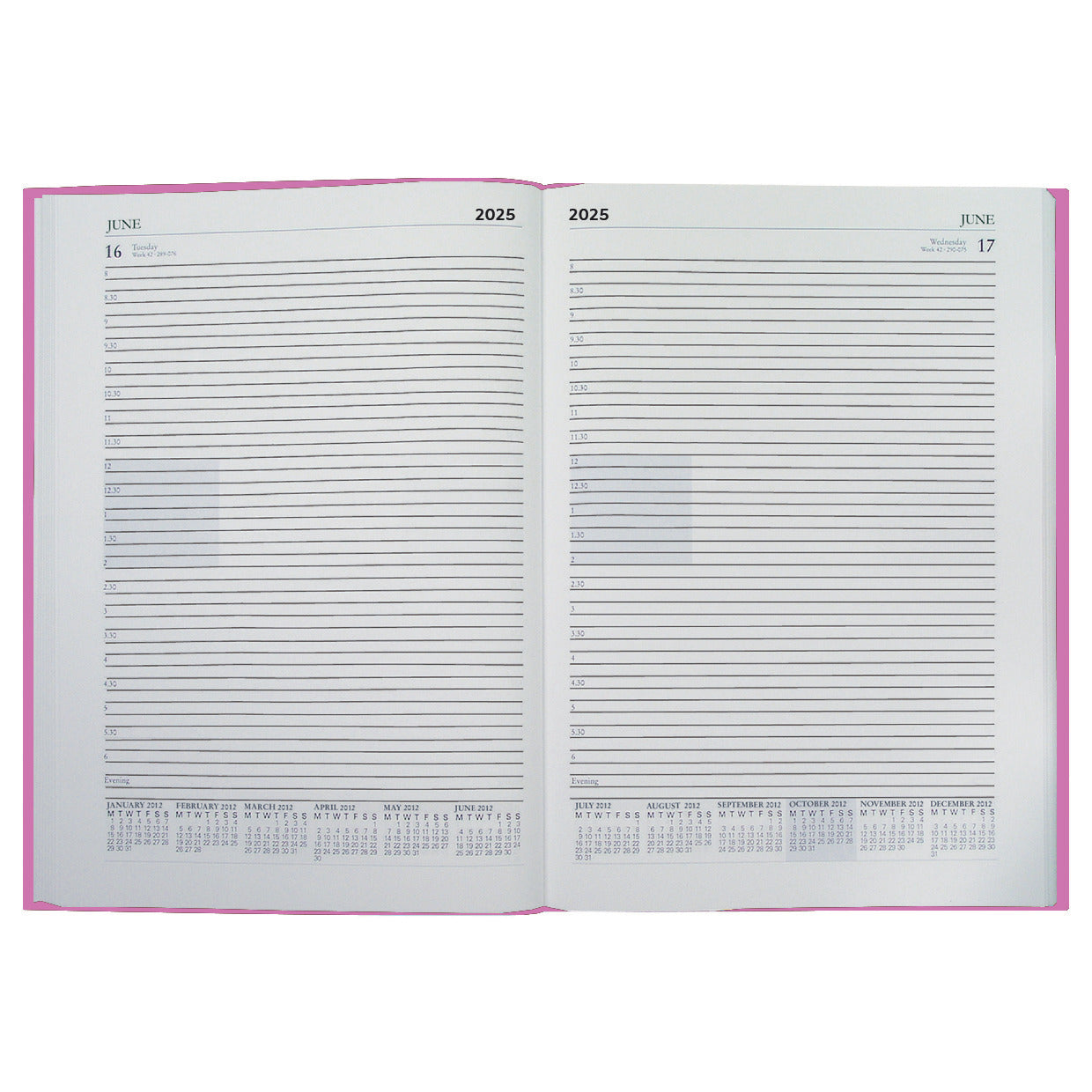 A5 Calendar Desk Diary 2025 One Day To A Page