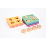 Rainbow Wooden Shapes Stacker