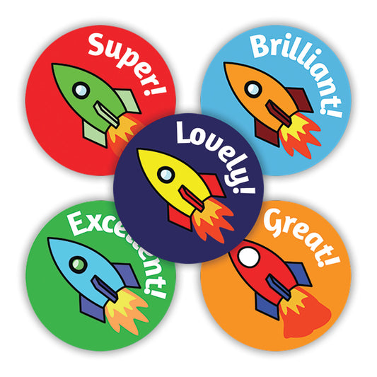 Praise Rocket Stickers