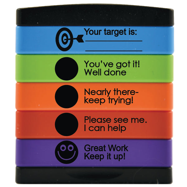 Stamp Stack Target/You've Got It/Nearly There/Please See Me/Great Work