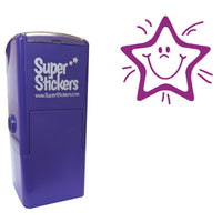 Purple Smiley Star Stamper