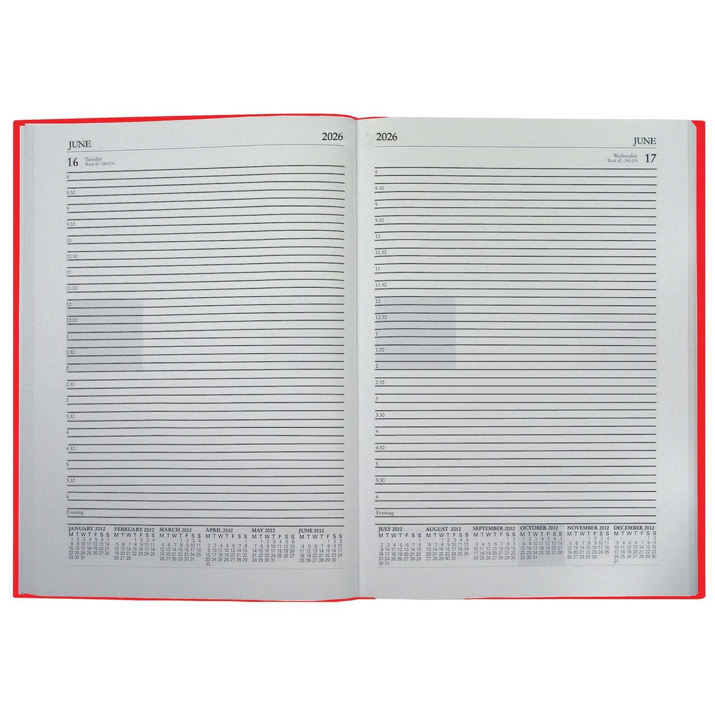 2026 A4 Desk Diary - 1 Day Per Page