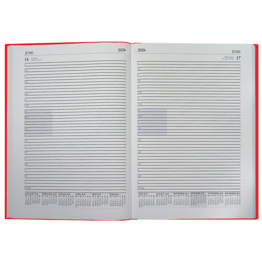 2026 A4 Desk Diary - 1 Day Per Page