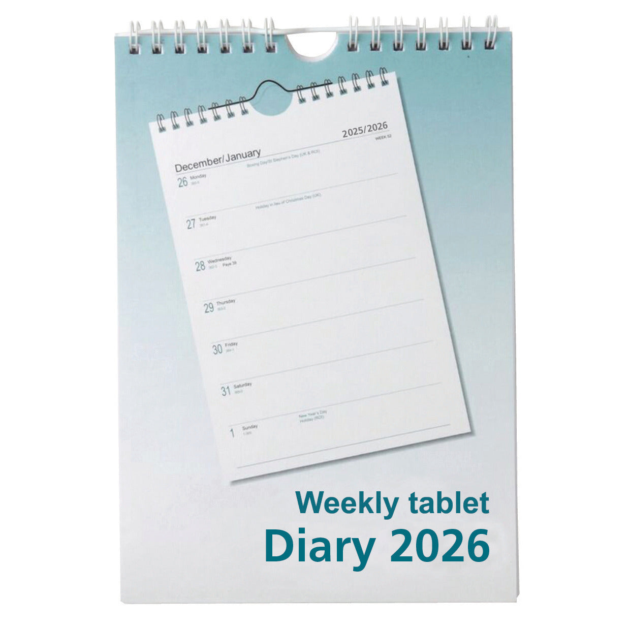 2026 A5 Tablet Style Diary