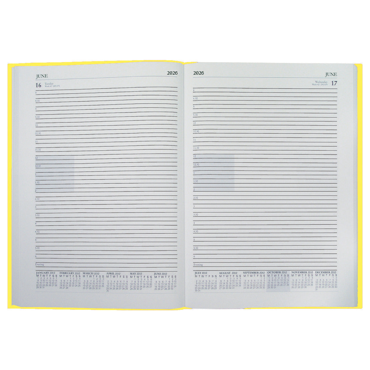 A5 Academic Diary 2025/26 - 1 Day Per Page