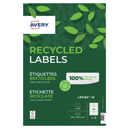 Avery Eco Recycled Labels