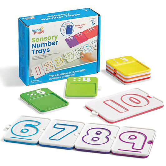 Learning Resources Sensory Number Trays
