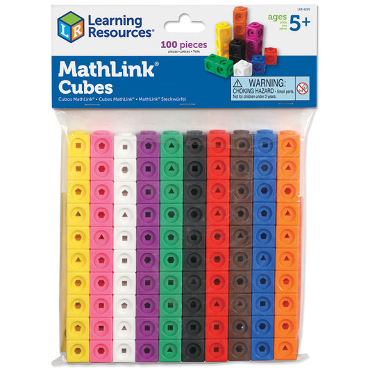 Learning Resources Mathlink Cubes Set of 100
