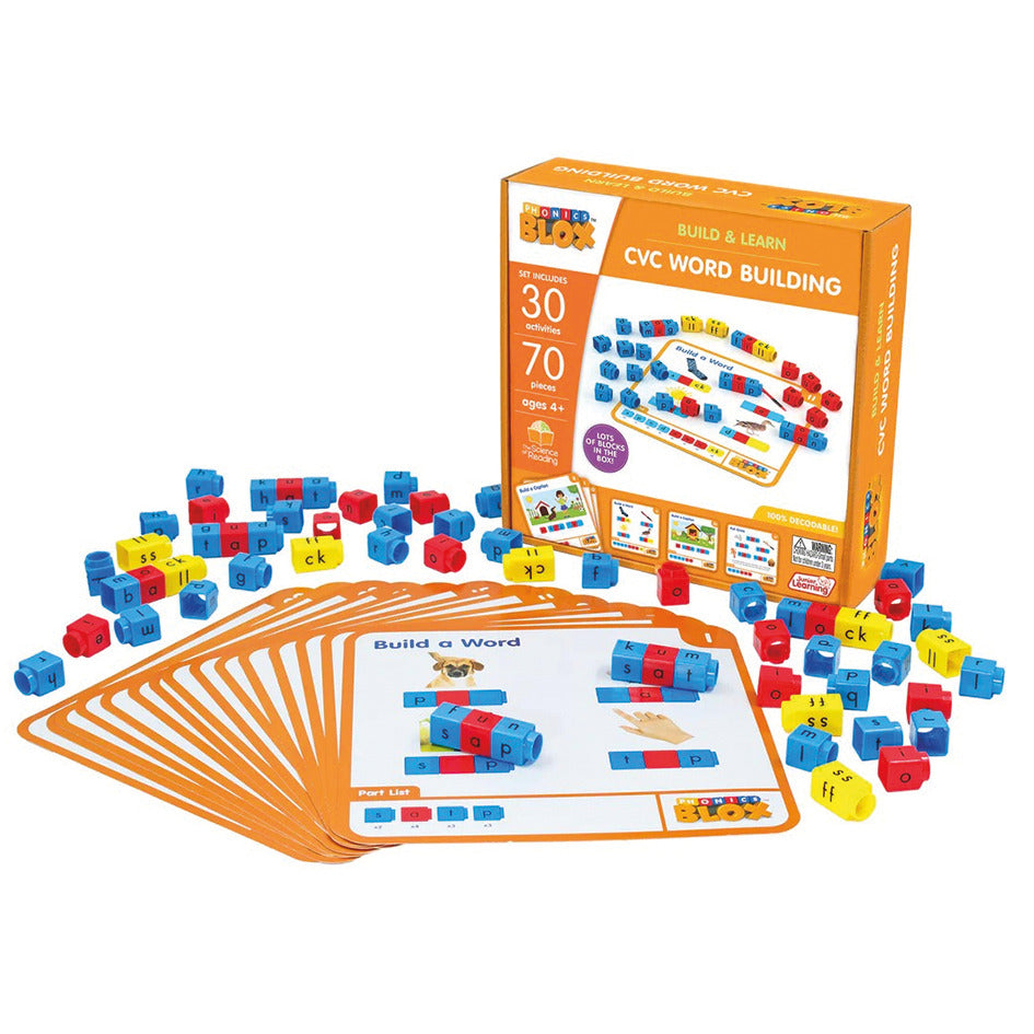CVC Word Building Phonics Blox Set